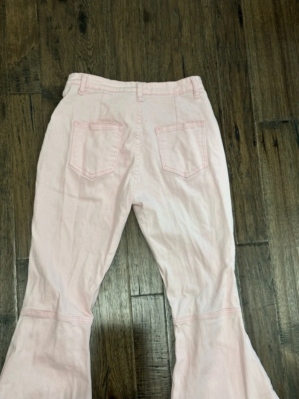 Light Pink Flared Jeans SHEIN - Picture 5 of 7